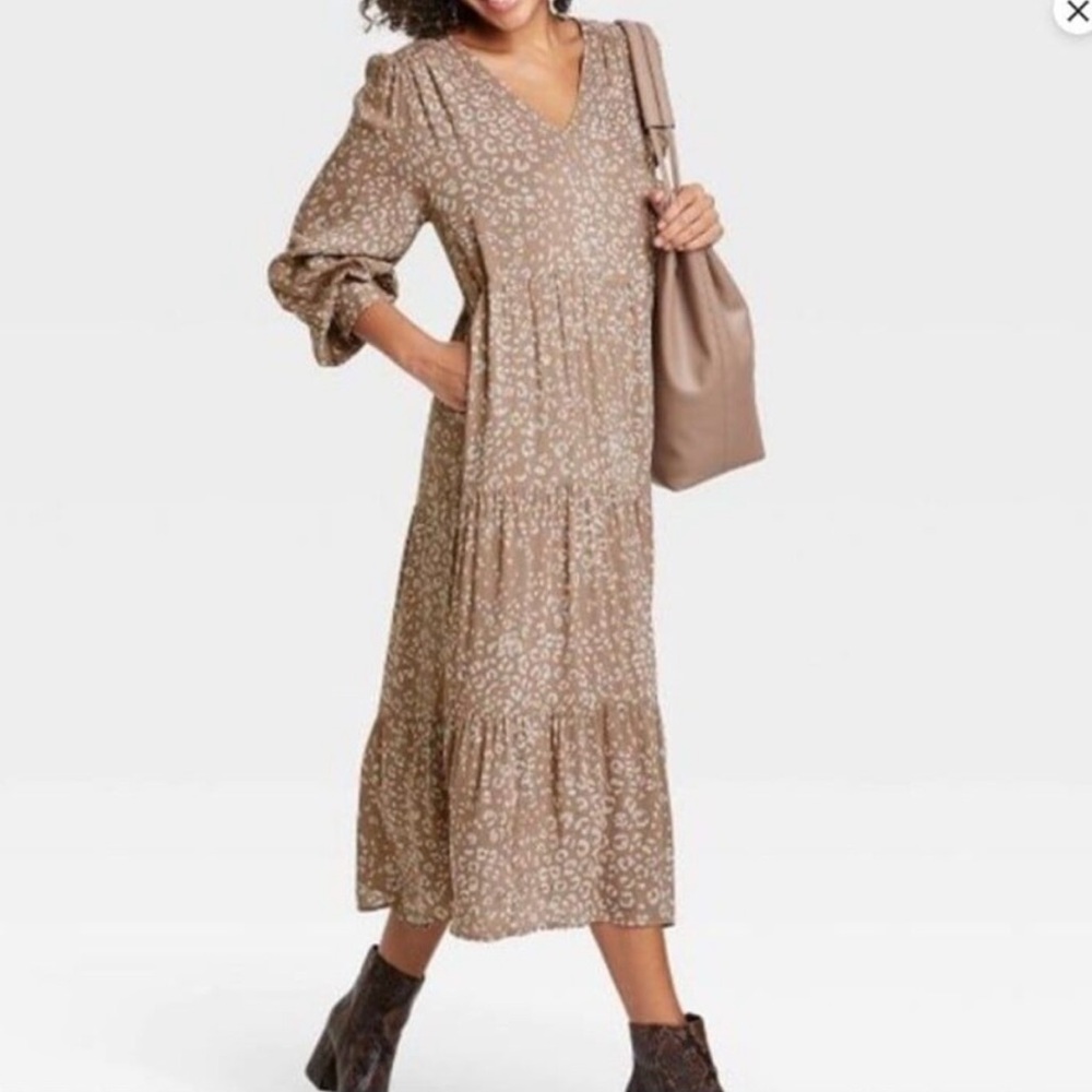 A New Day Leopard Maxi Dress